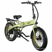 500W Green Power Electric Foldable Bike with Fat Tires